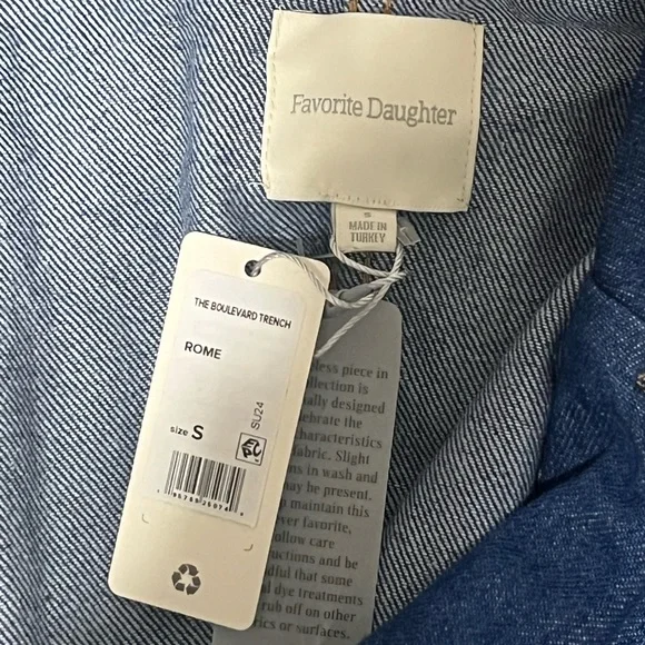 Favorite Daughter Boulevard Denim Trench Coat - Picture 4 of 11